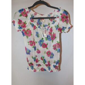 Hollister floral print top